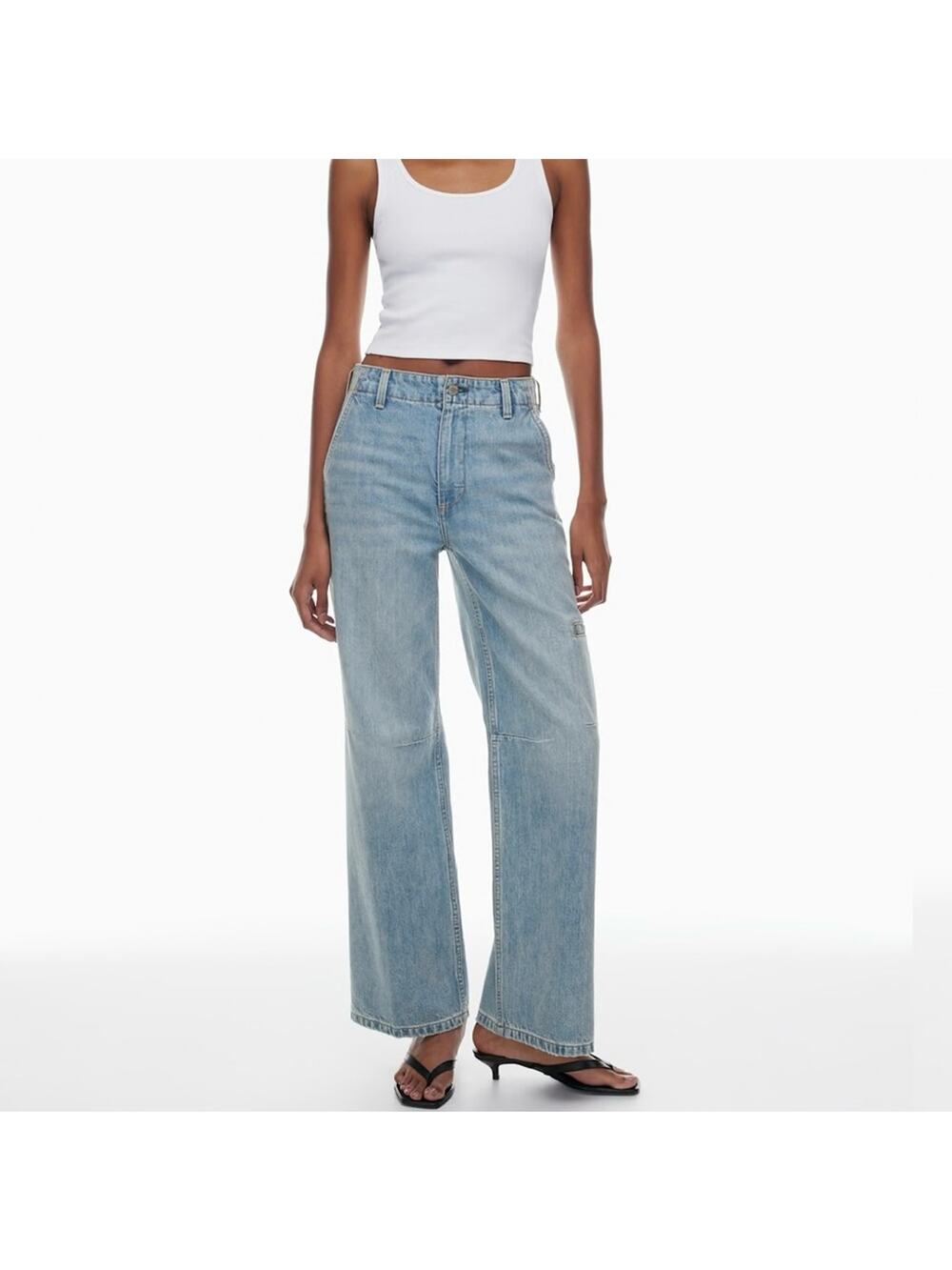 Denim Forum Aritzia The Lou Hi-Rise Jeans, Retro 90s Look, Size 24